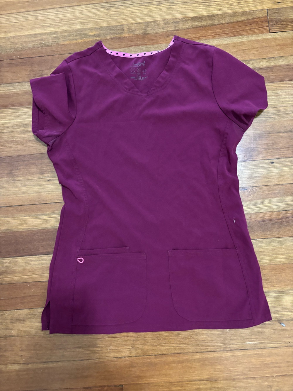 Heart & Soul Scrubs top and jogger bottoms